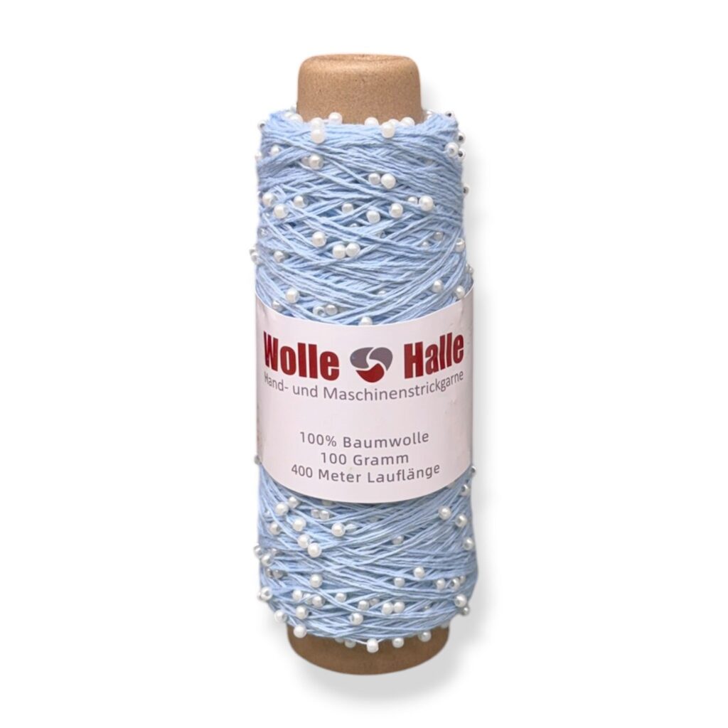 La Perla Sky – bomuldsgarn med perler